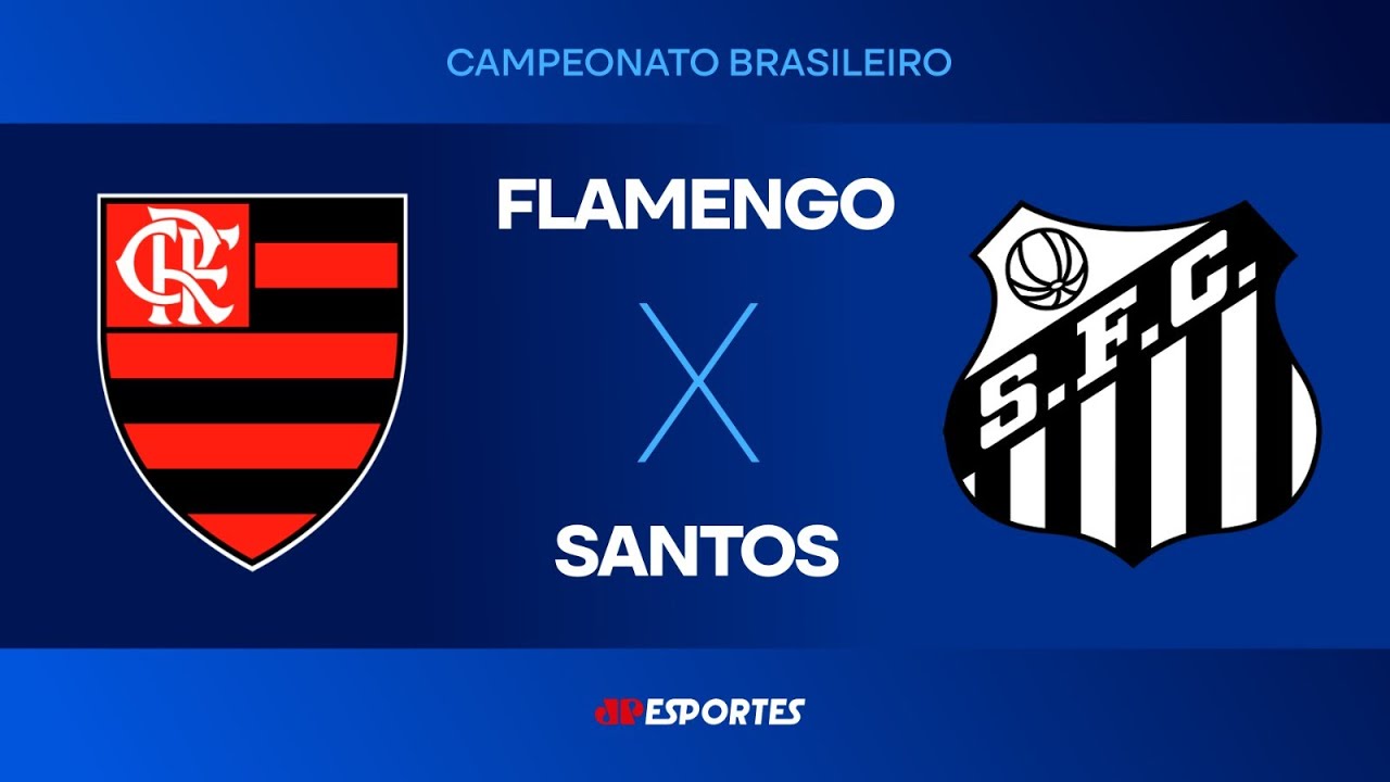 Flamengo 3 x 2 Santos - 09/11/2025 - Brasileir&atilde;o