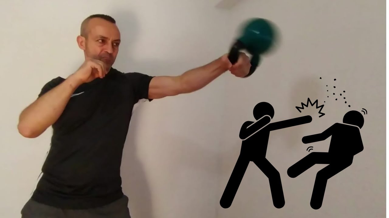 EXPLOSIVIDAD Y POTENCIA PARA BOXEO CON PESA RUSA Y MANCUERNAS rutina puño HULK 👊💣