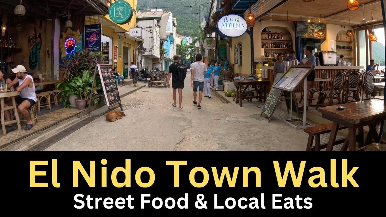 El Nido Palawan Walking Tour In Town | Street Food, Local Eats & Beach Vibes in the Philippines