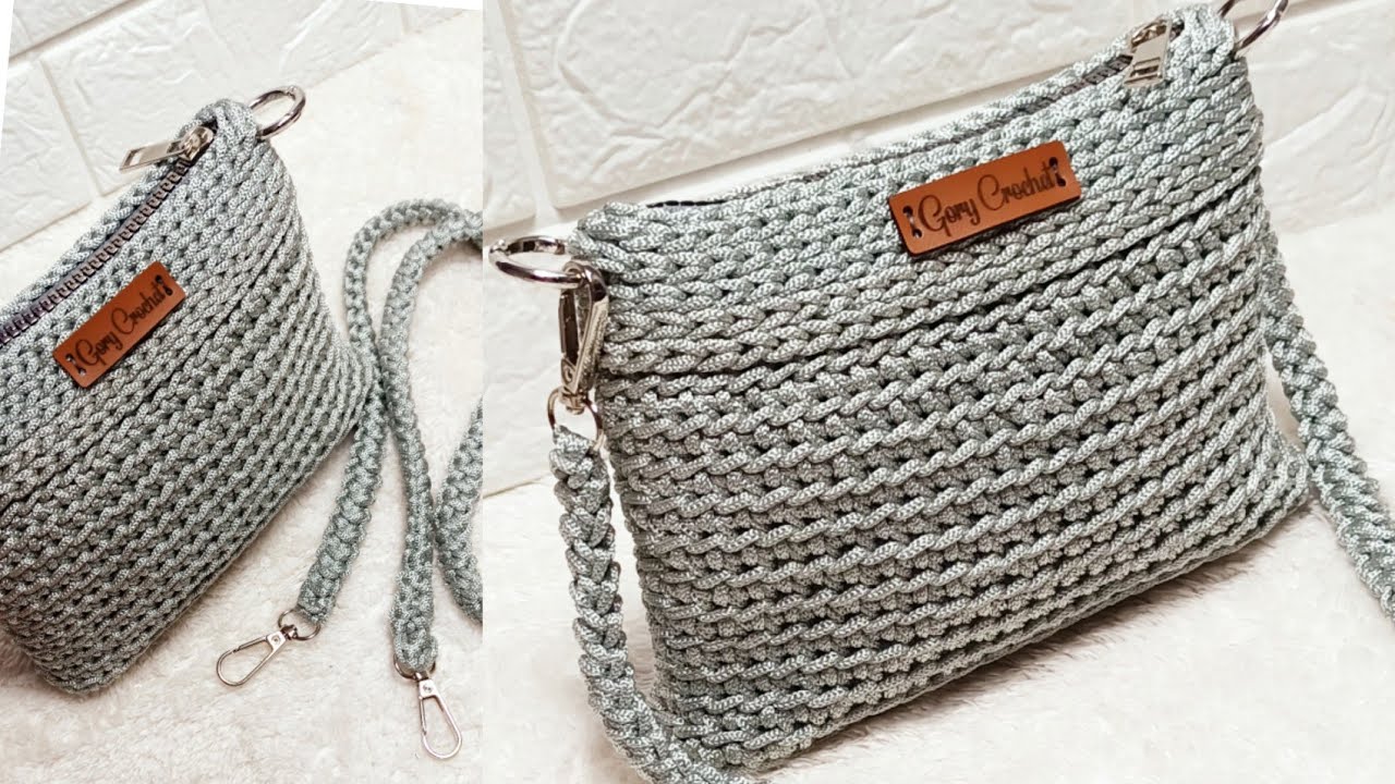 #كروشيه طريقه عمل شنطه كروس أو بورتفيه . bag crochet.Bolso de ganchillo.Tığ işi çanta