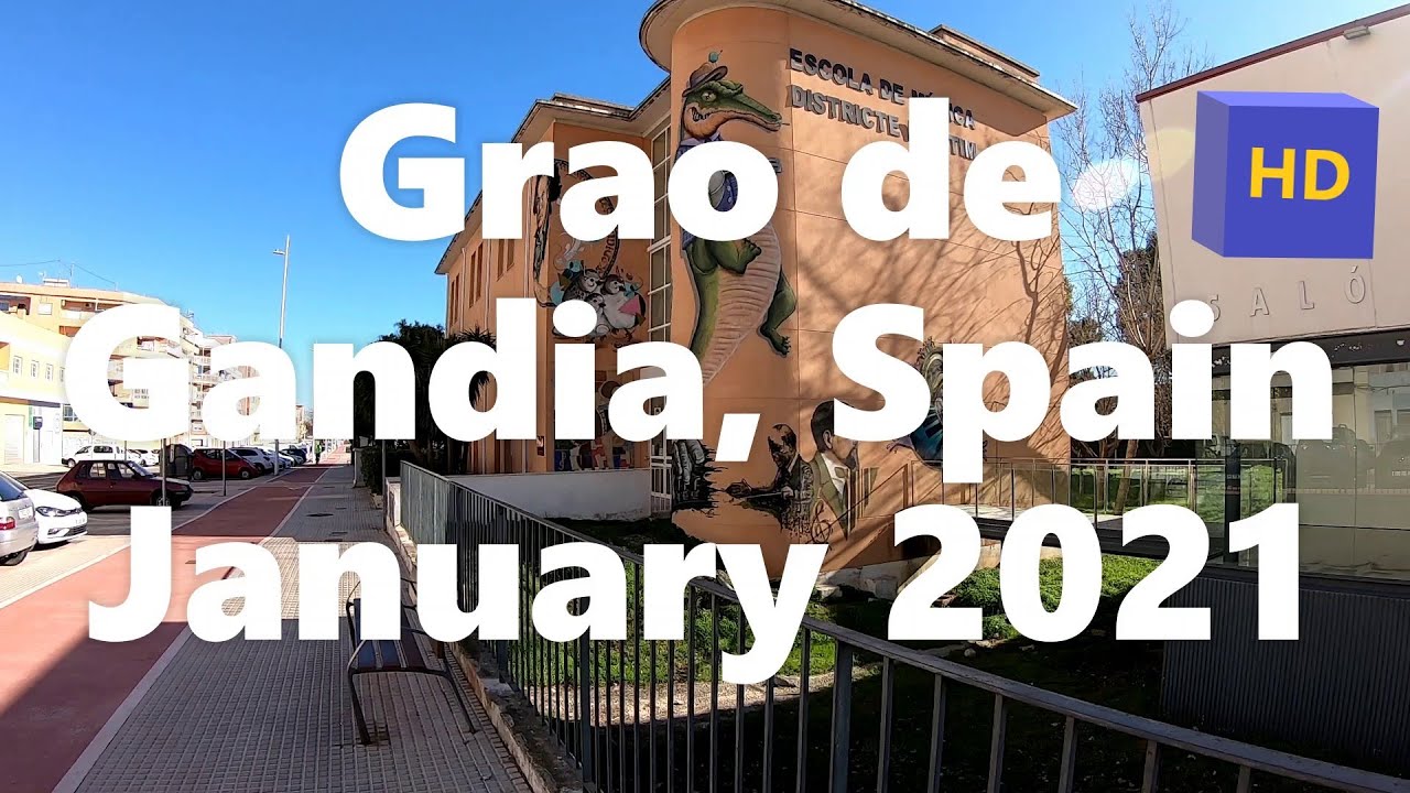 Walking in the Grao de Gandia, January 2021