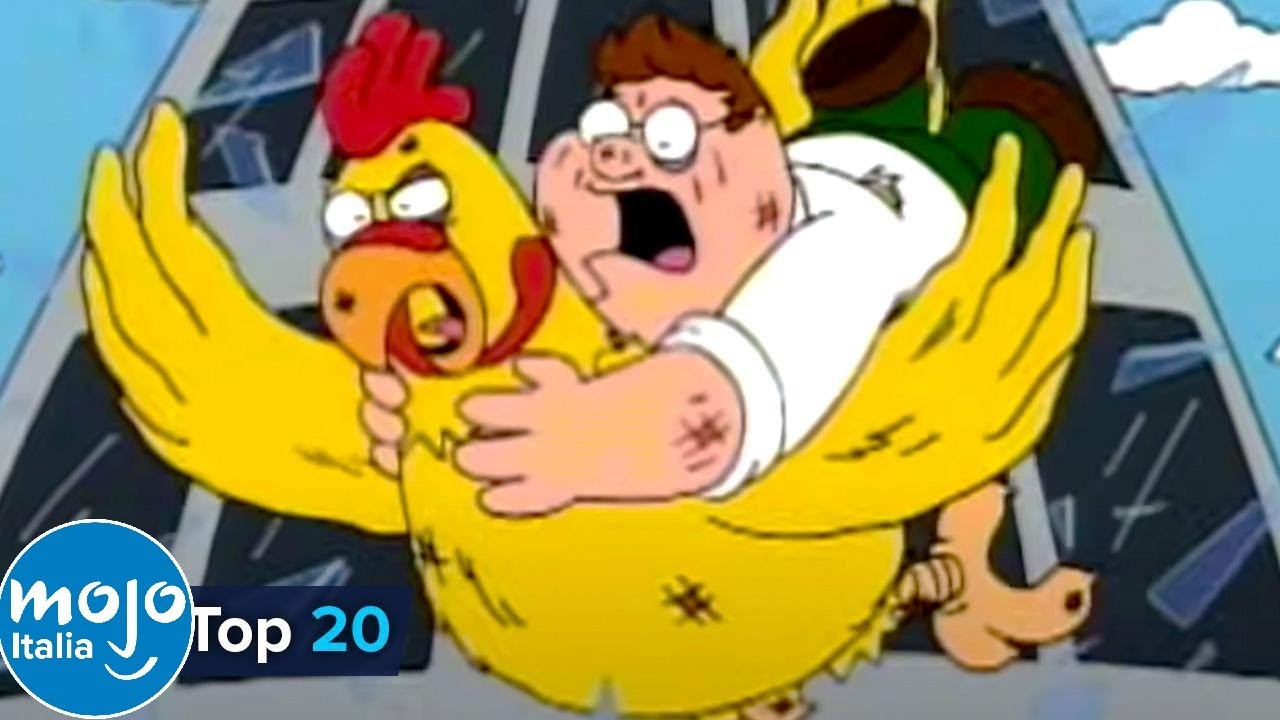 Top 10+10 MOMENTI più DELIRANTI nei CARTONI ANIMATI!