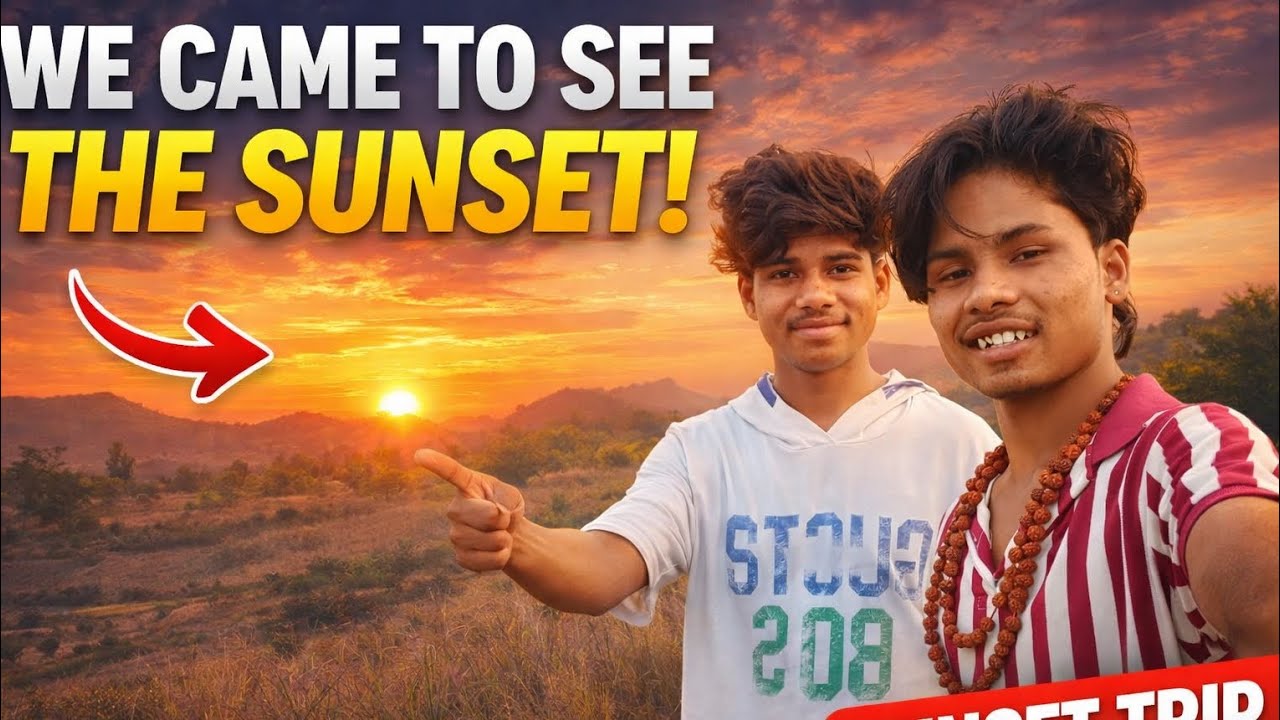 Amazing Sunset Trip with Friends | Beautiful Evening Views 🌅