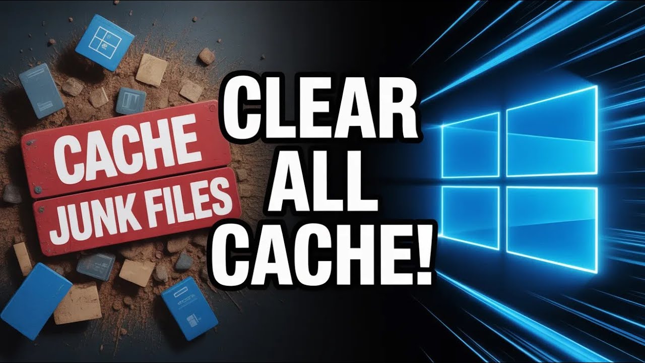 How to clear all cache and junk files from  windows 11 and 10