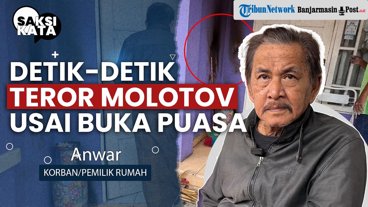 Pelakunya Masih Misteri! Kesaksian Korban Teror Molotov di Belitung Permai Banjarmasin