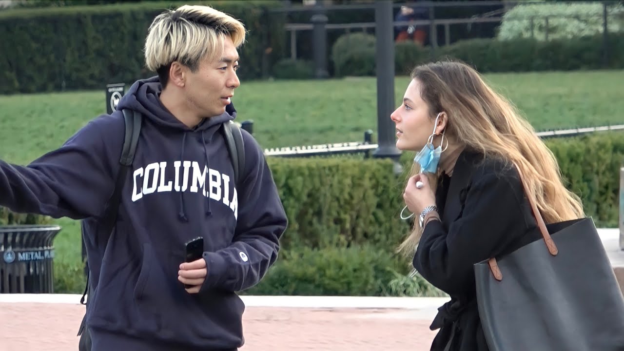 【検証】大学生に変装して海外の女子大生を本気でナンパしてみたwww