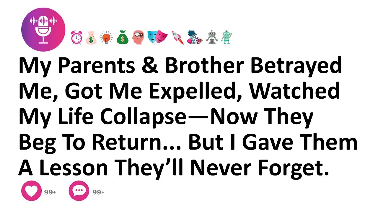 My Parents & Brother Betrayed Me, Got Me Expelled, Watched My Life Collapse—Now They Beg To Return..