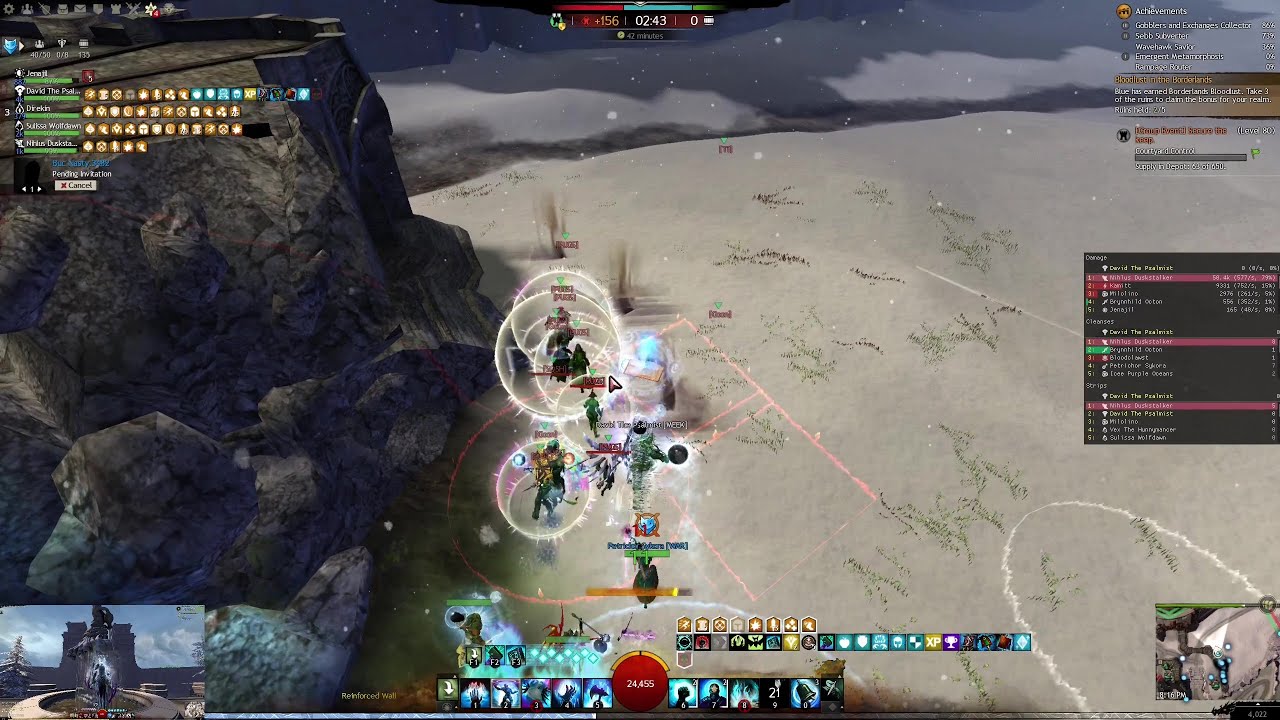 WvW RUSH with WAR Guild Blowing Up the Competition While I TWEAK My Healbrand Build