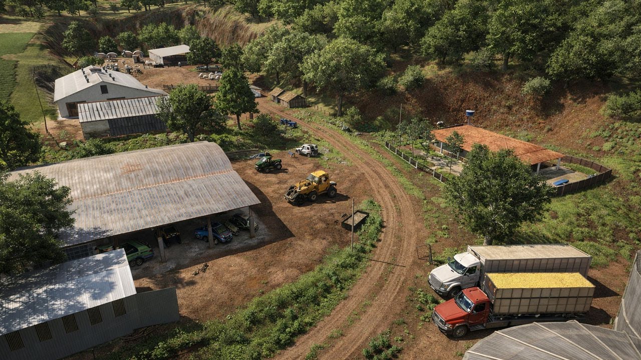 A FAZENDA MAIS COMPLETA DO FS25 🐄🐔🐖  SUPER SEDE NO MAPA RANCHO FUNDO
