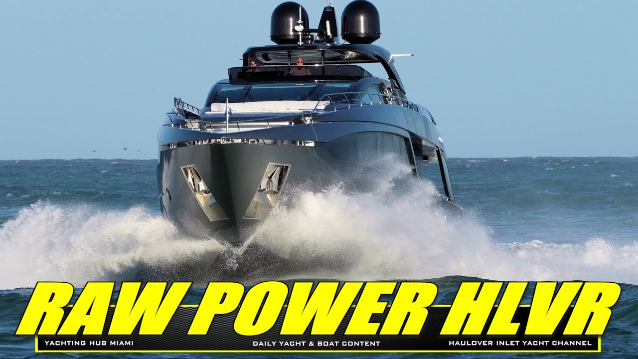 RAW POWER: НЕВЕРОЯТНАЯ RIVA DOLCE VITA 110 | ЯХТА-МОНСТР В ЗНАМЕНИТОМ БУХТЕ ХАУЛОВЕР
