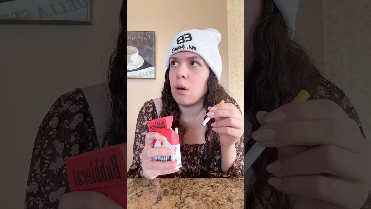 FAKE CIGARETTE PRANK ON MOM #msbeanie