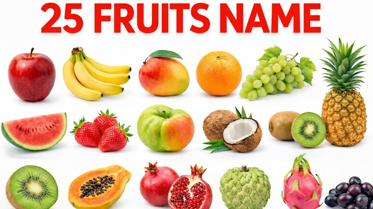 🍓 Fruit Names for Kids #FruitNames#FruitNamesForKids#LearnFruit #videoforkids   #viral  #viralvideo