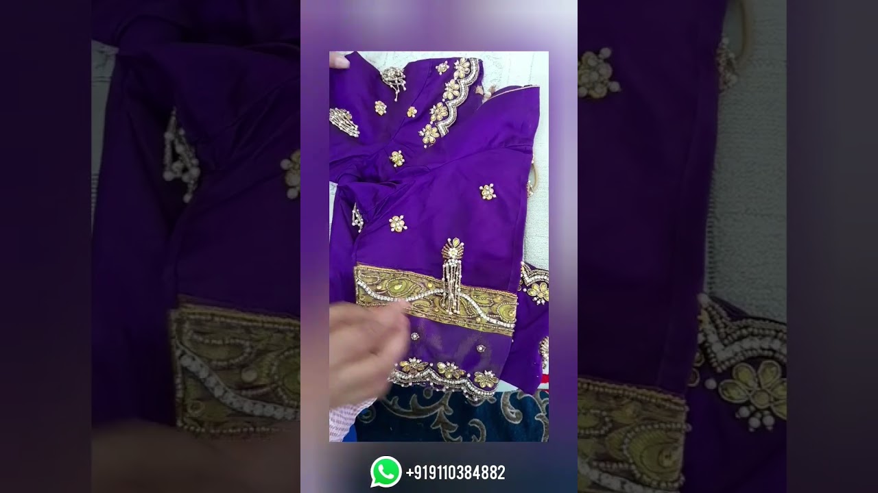 Maggam jaali work|