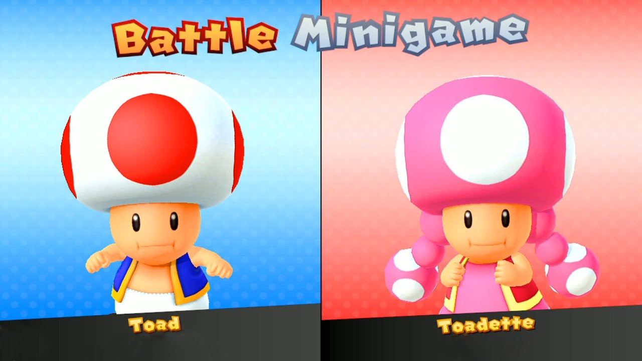 Mario Party 10 - Mario Party - Chaos Castle (Toad Vs Toadette - 2 Player)