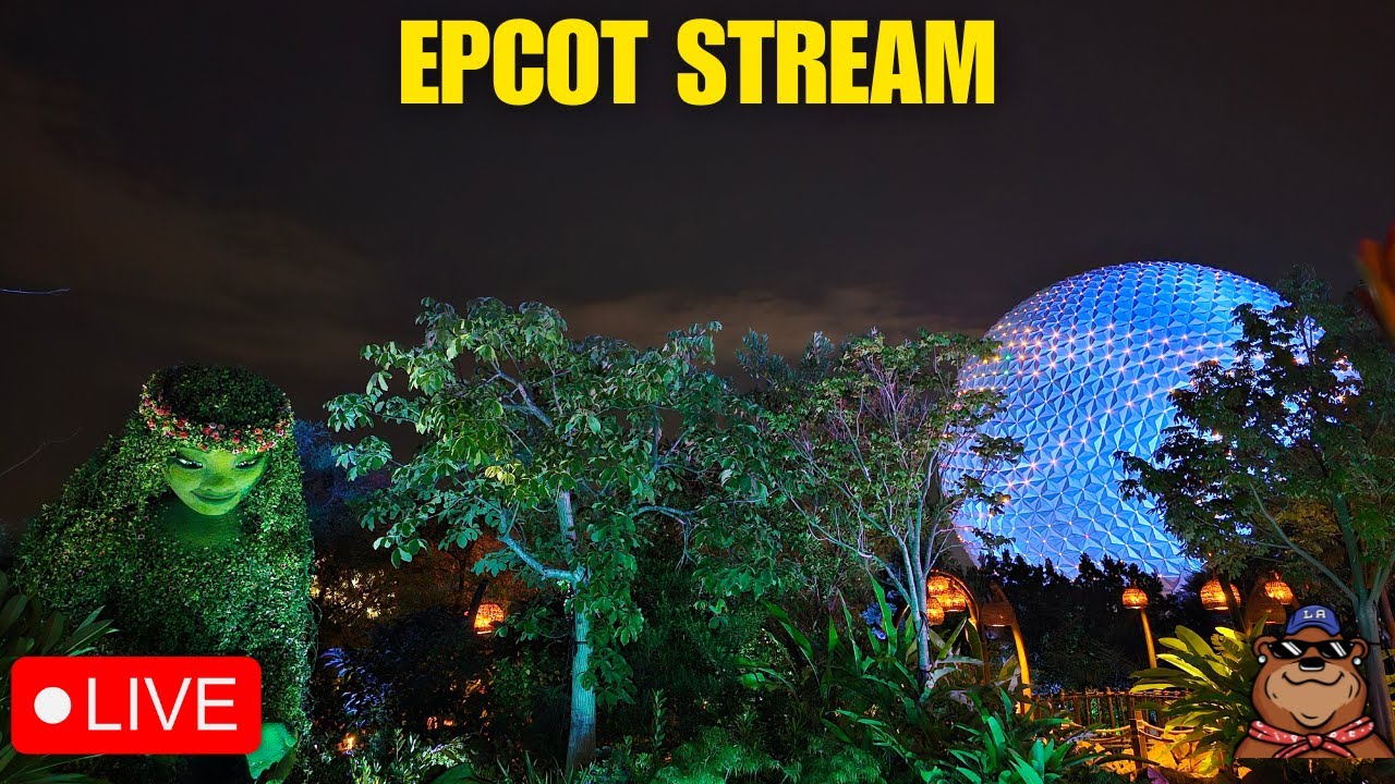 🔴 Live: Friday Christmas Stream at Epcot! - Luminous at 9:30pm est and Rides! - 11/28/25