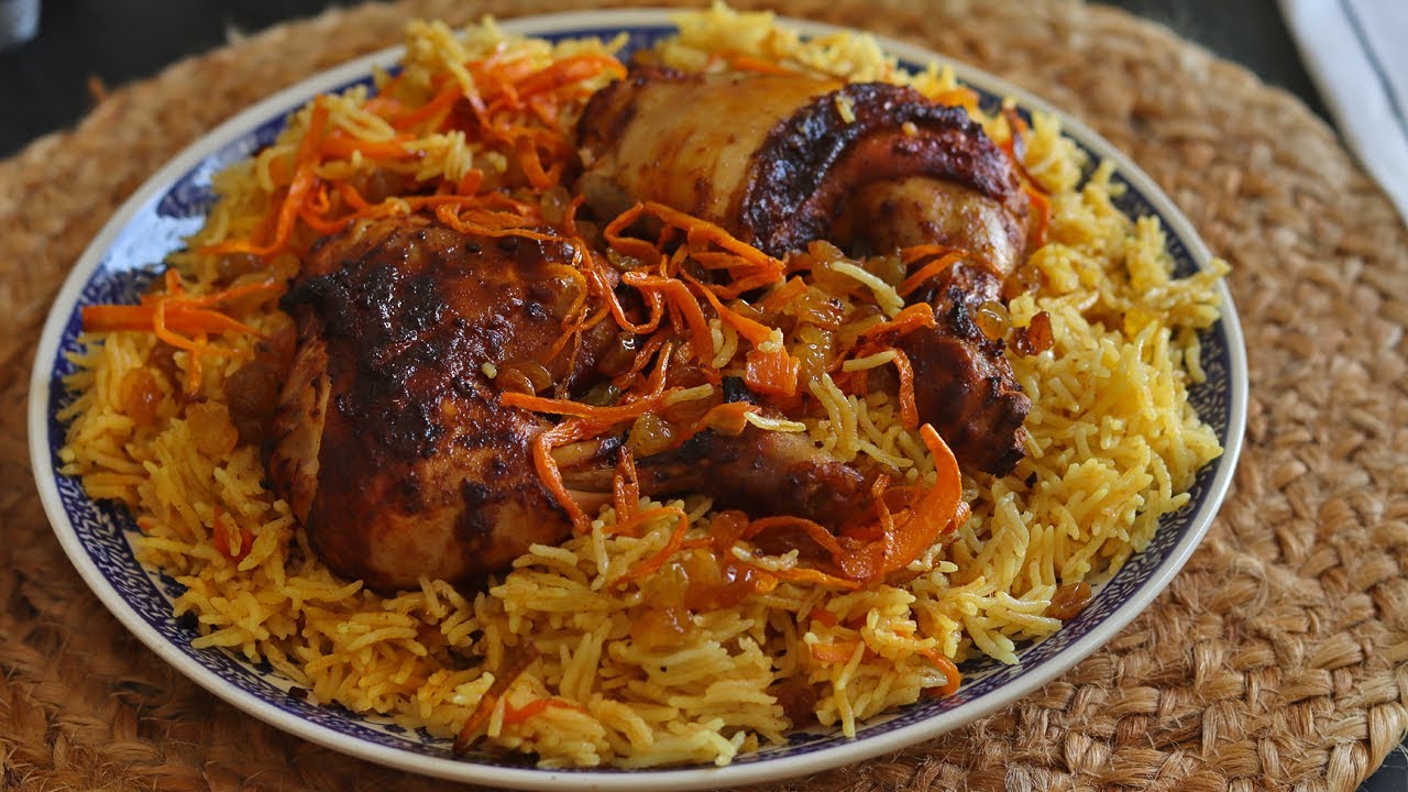 Bukhari rice | Chicken Bukhari rice |  Traditional Middle Eastern Recipe