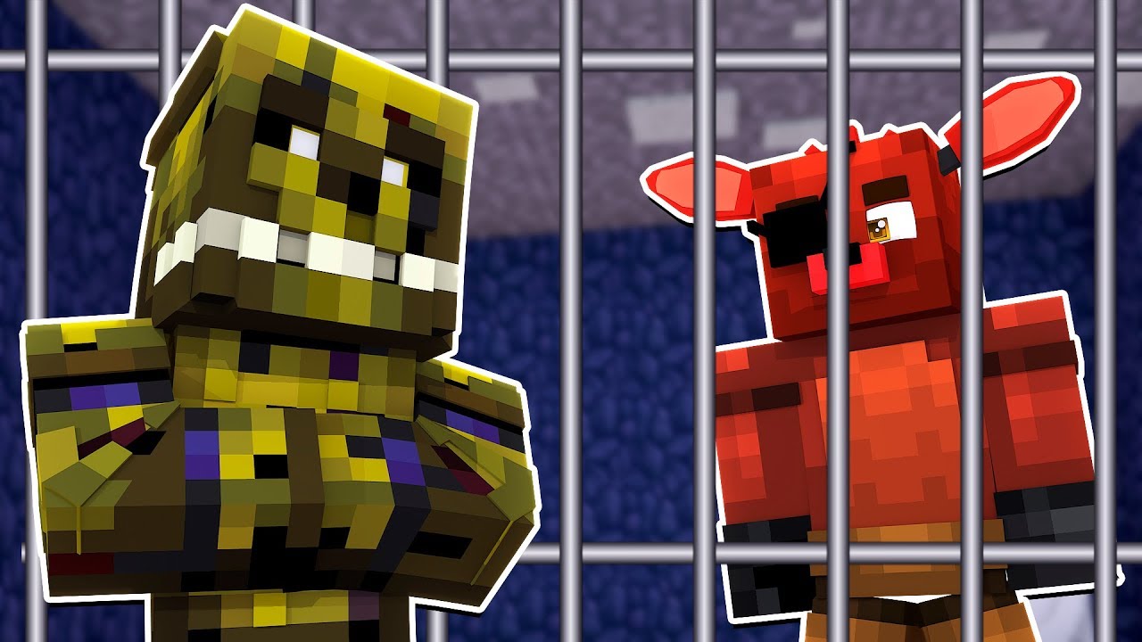 Springtrap Captured Foxy?! | Minecraft FNAF Roleplay