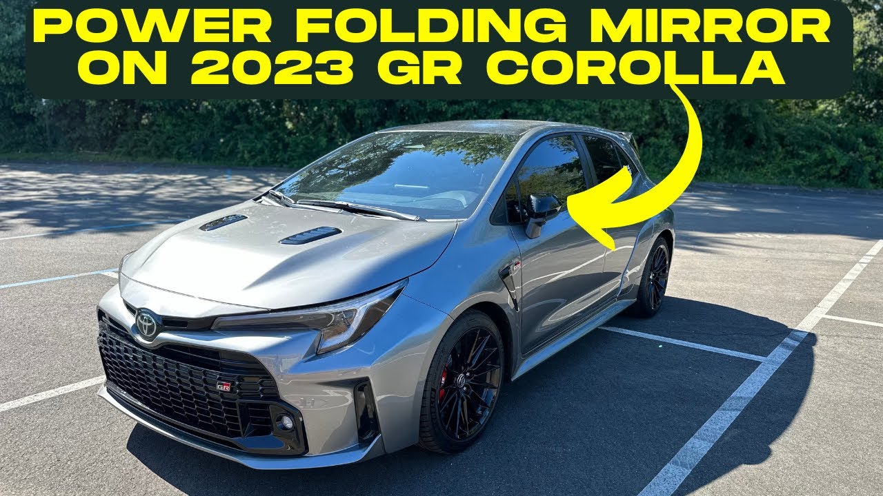 Как установить электроскладывающиеся зеркала на Toyota Corolla GR 2023 года