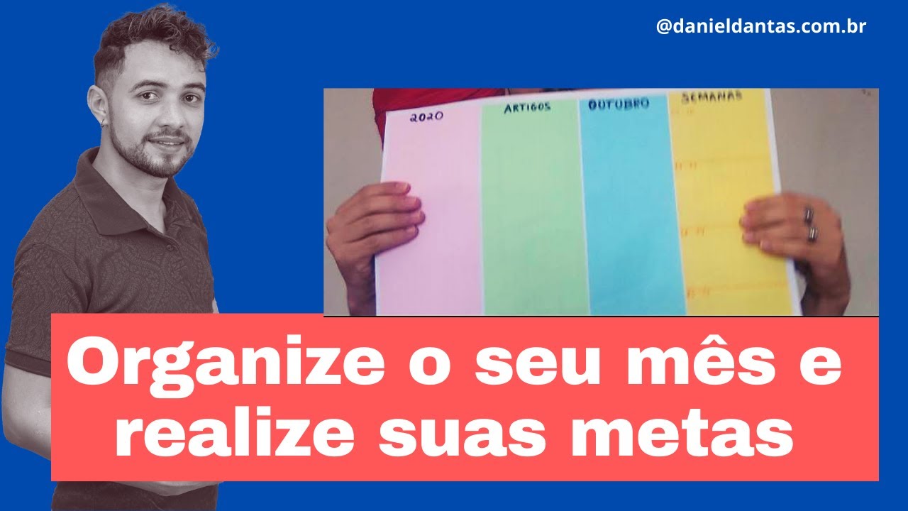 Como planejar o m&ecirc;s