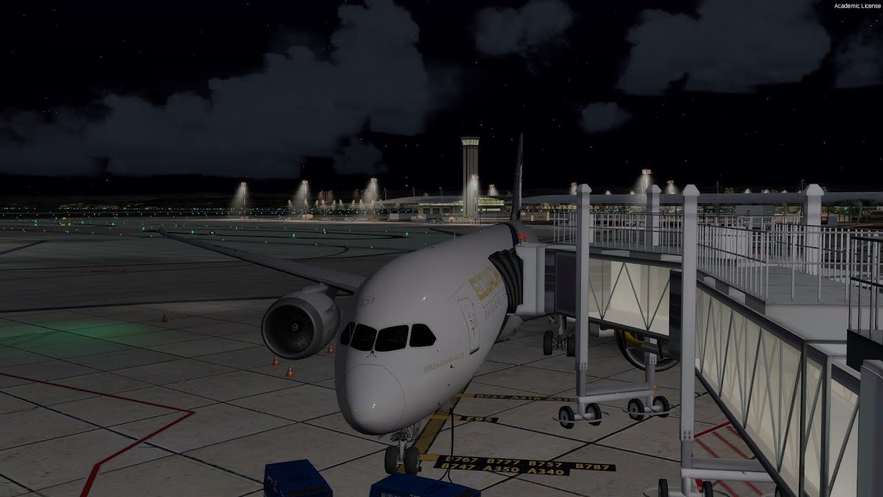 Tel-Aviv to Boston - ELY 015 QualityWings 787-9 P3Dv4 - Long Haul Quiet Cruise