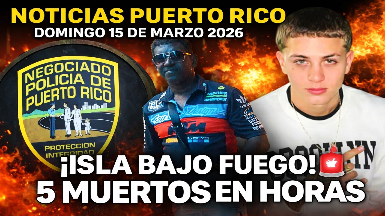 ¡CAOS TOTAL! 🚨 5 Asesinatos y Múltiples Heridos Sacuden a Puerto Rico en Solo Horas