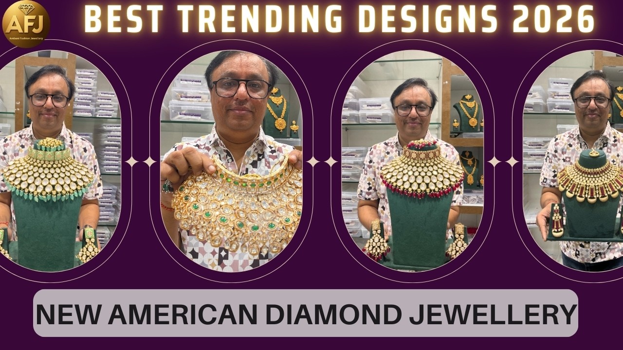 New American Diamond Jewellery|Trending Designs 2026|Best Jewellery Manufacturer in Kolkata,India