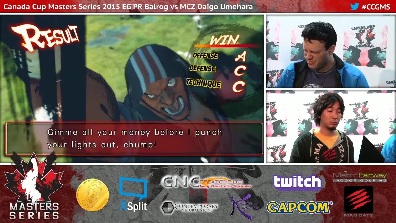 USFIV - EG PR Balrog против MCZ Daigo Umehara #masterseries