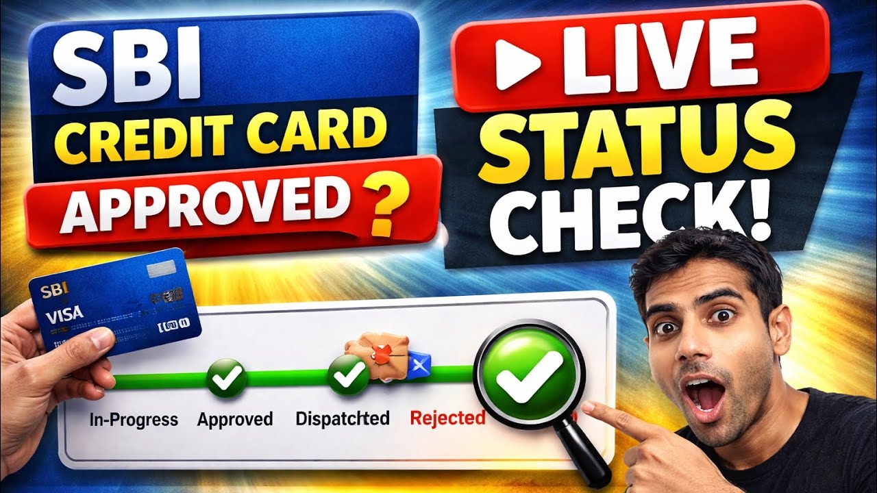 SBI Credit Card Tracking Live Process 2026 | Application Status Kaise Check Kare