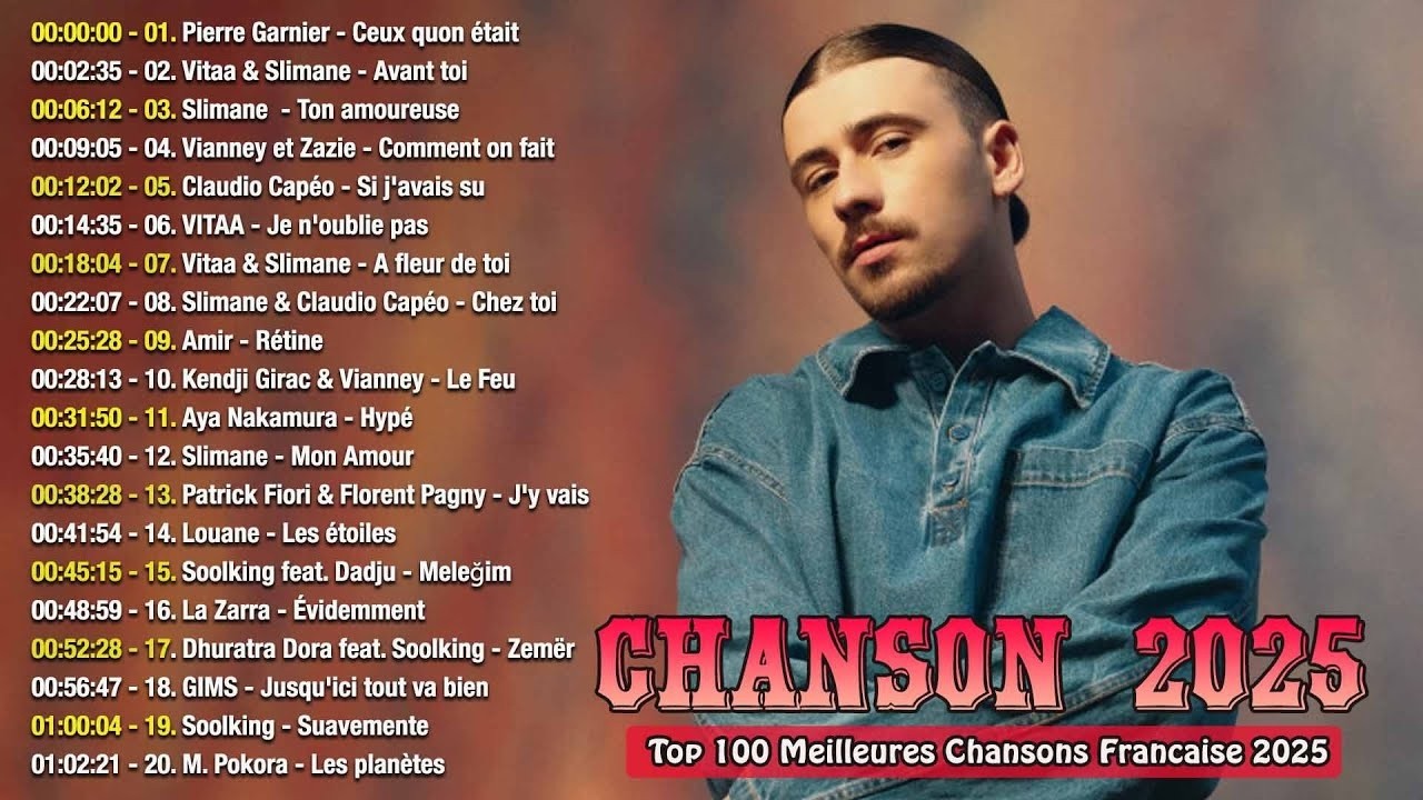 Chanson Française 2025 Nouveauté ⚡ Claudio Capéo, Kendji Girac, Vianney, Vitaa, Slimane