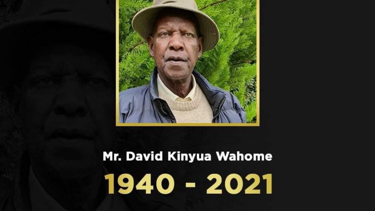BURIAL SERVICE OF THE LATE MR DAVID KINYUA WAHOME