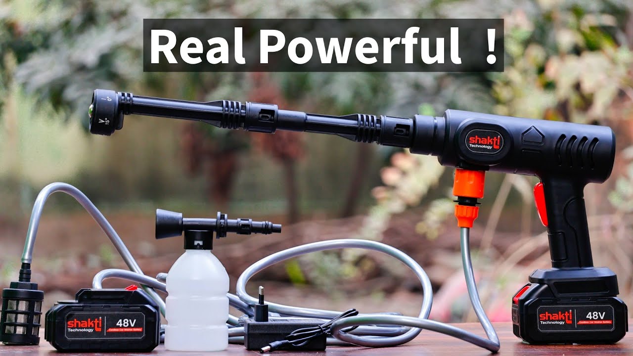 Shakti Cordless Pressure Washer for Car & Bike