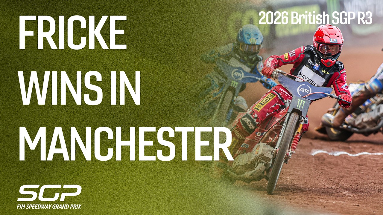 Fricke wygrywa po upadku Zmarzlika | 2026 BritishSGP R3 | FIM Speedway Grand Prix