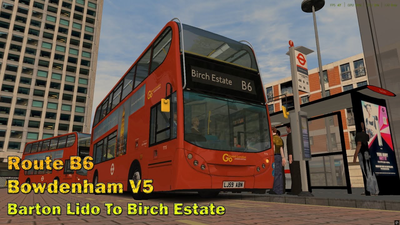 Omsi 2 Bowdenham - B6 Barton Lido To Birch Estate (C400)