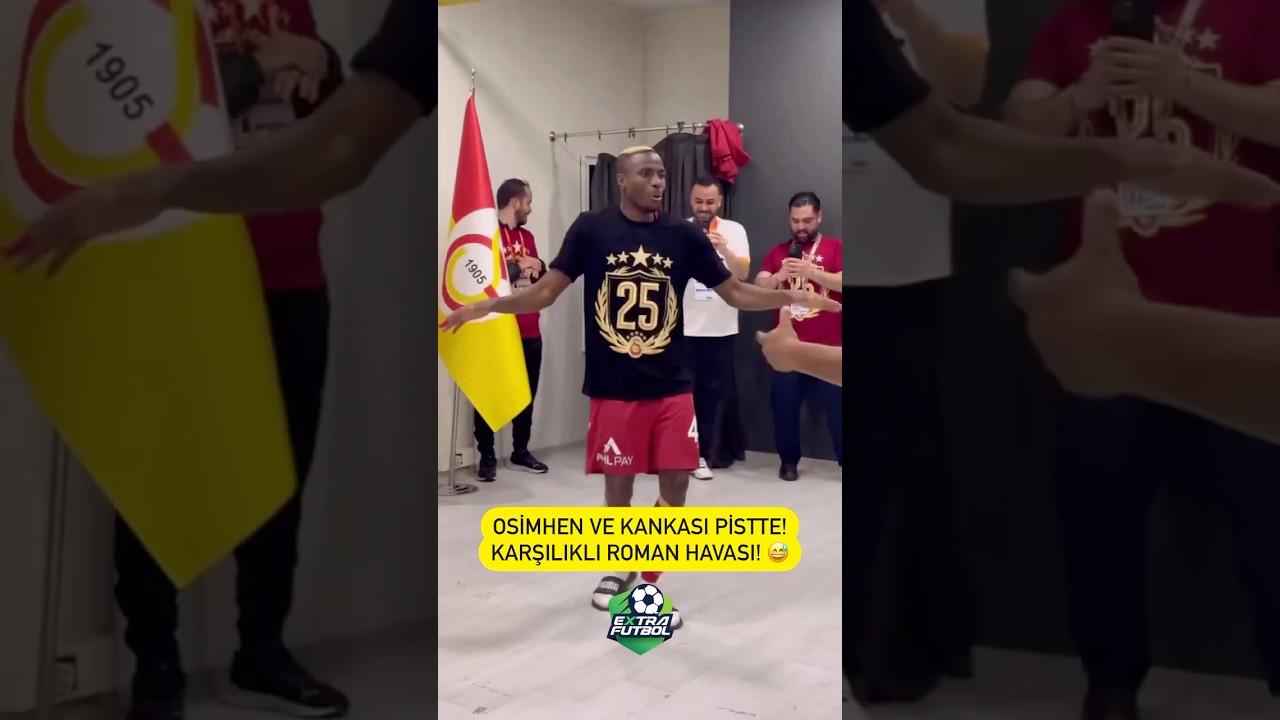 😅 B&uuml;y&uuml;k buluşma! Victor Osimhen&rsquo;den roman havası performansı! 🕺