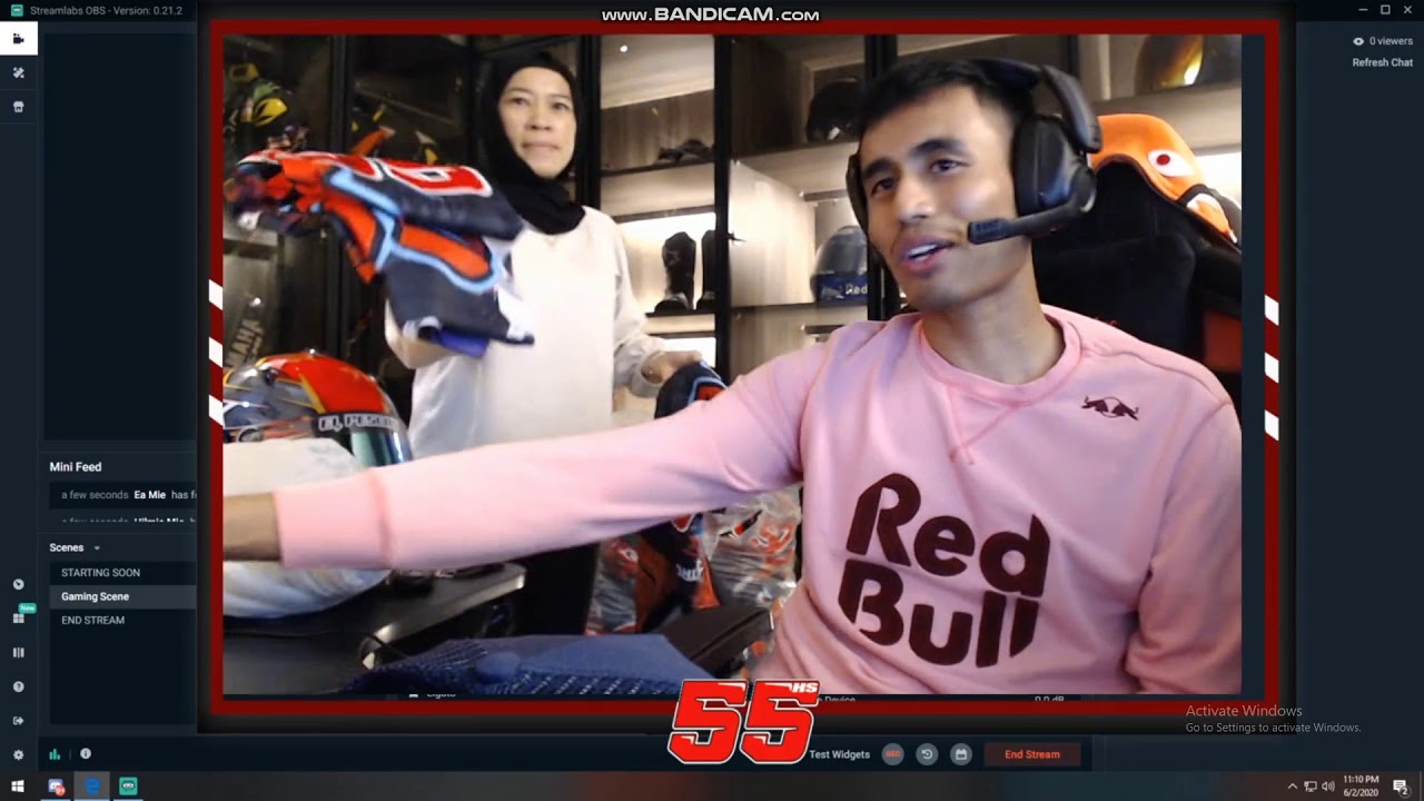Helmet paling sayang RM26000 Hafizh Syahrin!! Baju LIMITED EDITION! bersama STREAMER 