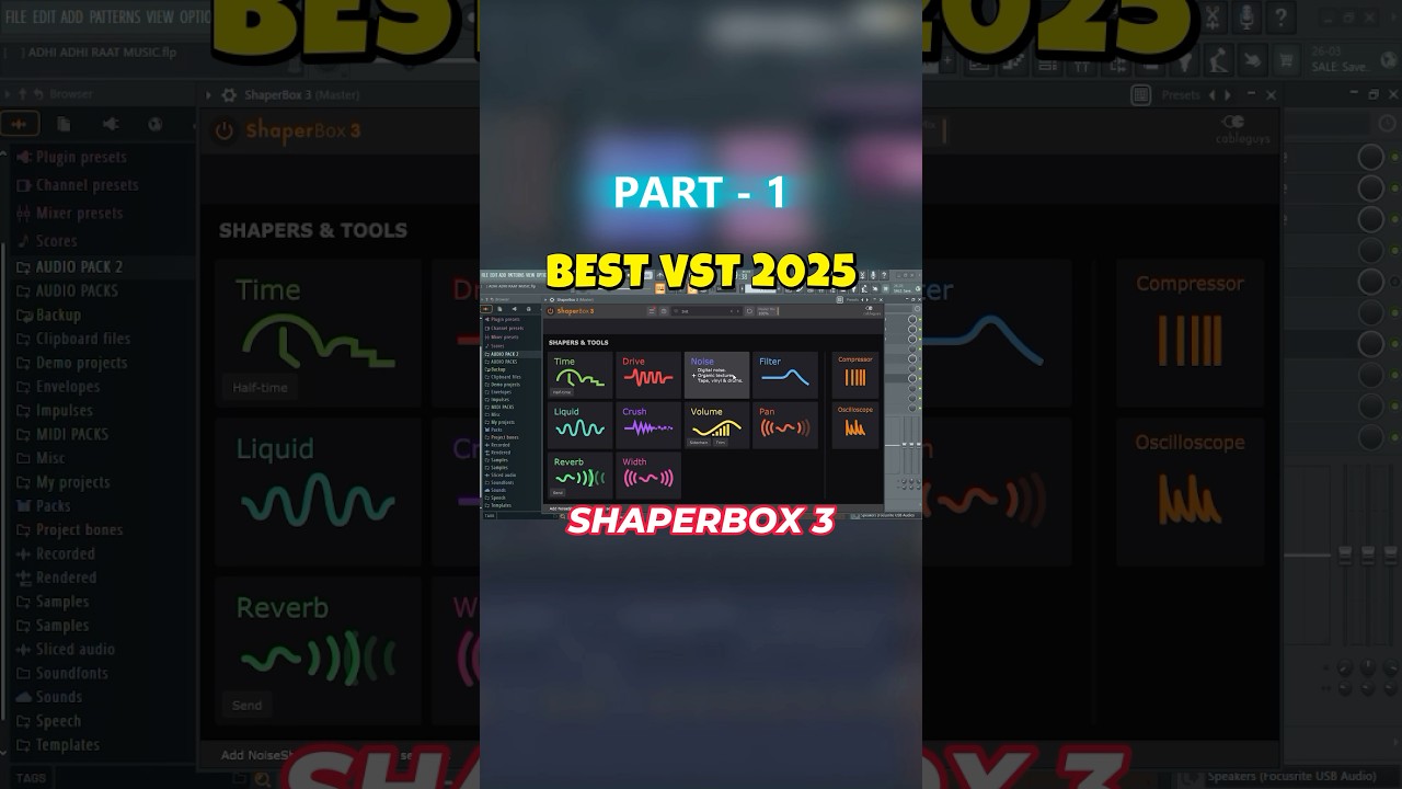 Shaperbox 3 Best Vst 2025 😎 #shaperbox3 #bestvst2025 #besteffectvst  #effect #shaperbox #flstudio