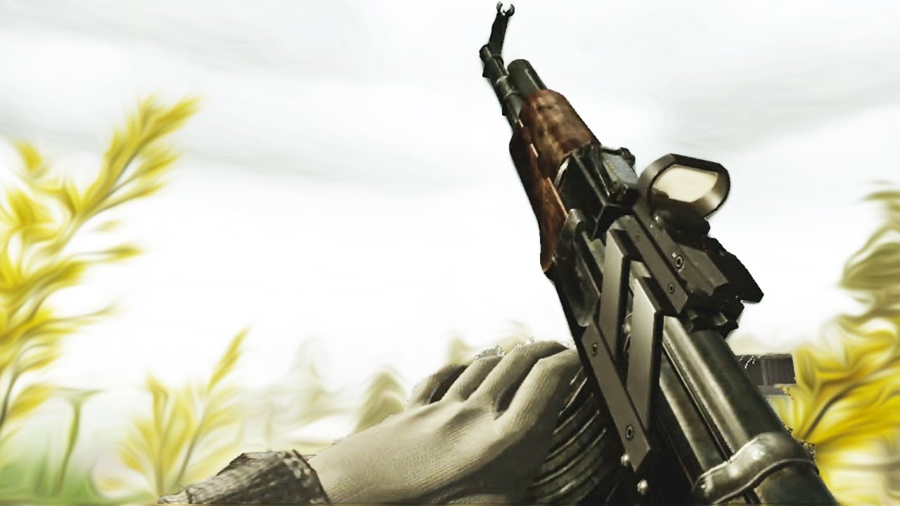 Call of Duty 4: AK47 Multiplayer Gameplay on Overgrown (No Commentary)