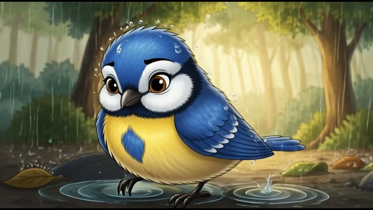 The Kind squirrel and the bird #Cartoon #story