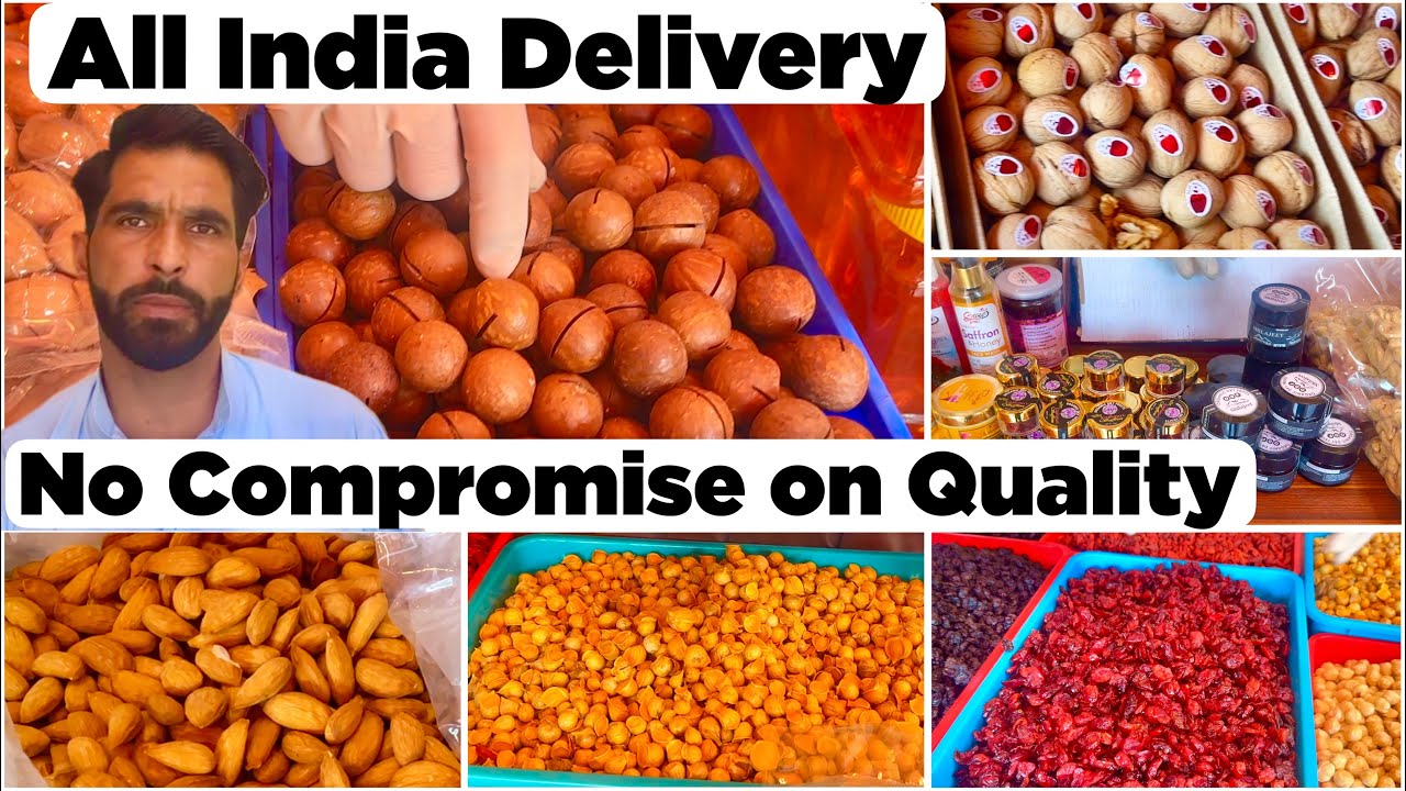 Best Quality Dry Fruits From Kashmir | Hazelnuts, Macadamia Nuts, Walnut, Almond, Saffron, Shilajit