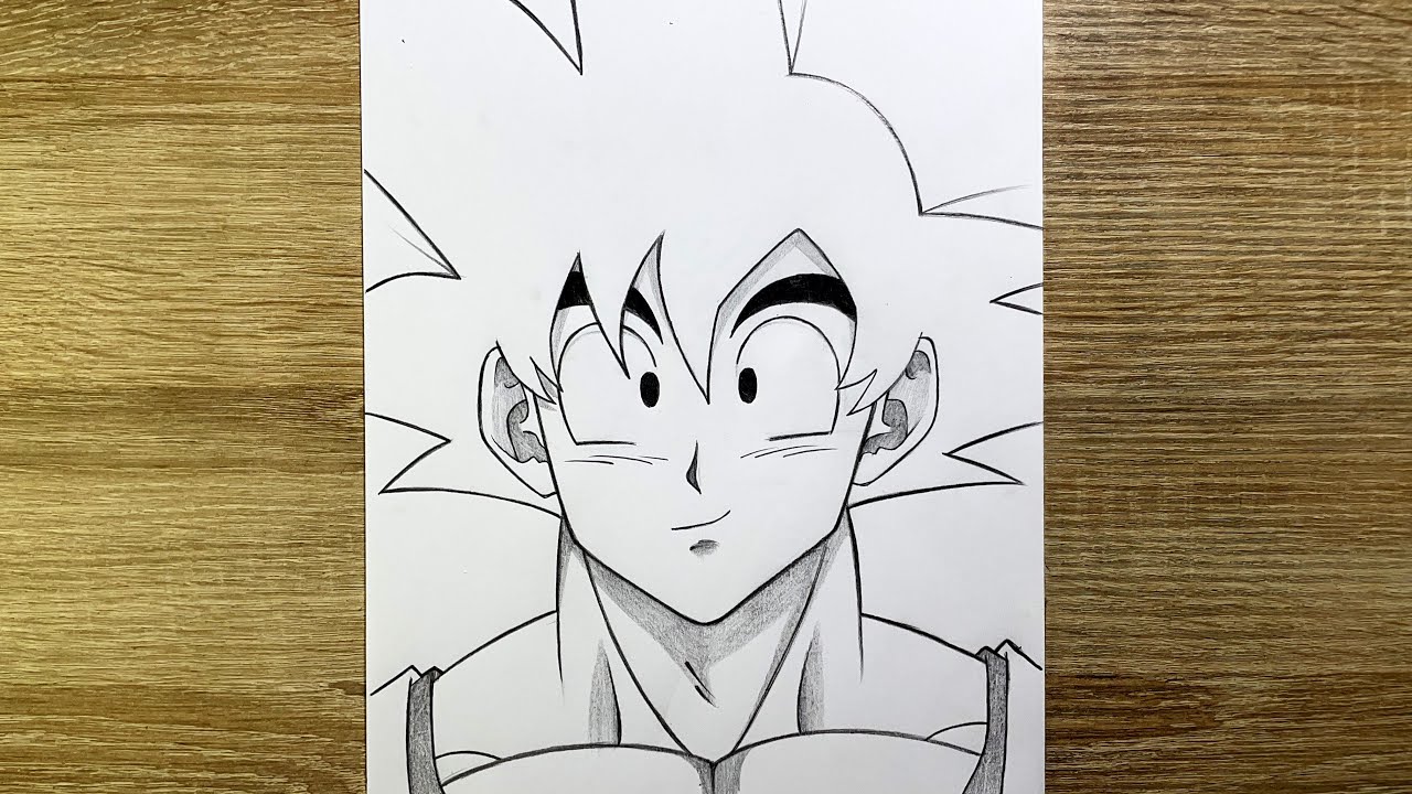 Comment dessiner Goku de Dragon Ball | Dessin Goku facile étape par étape | Dessin Goku