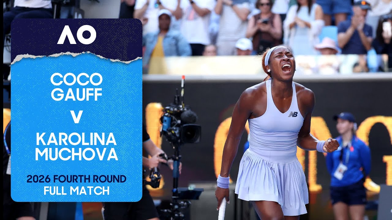 Coco Gauff v Karolina Muchova Full Match | Australian Open 2026 Fourth Round