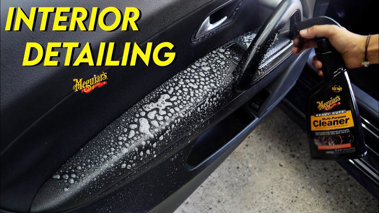 COMO DETALLAR el INTERIOR de tu coche A FONDO | Meguiars España