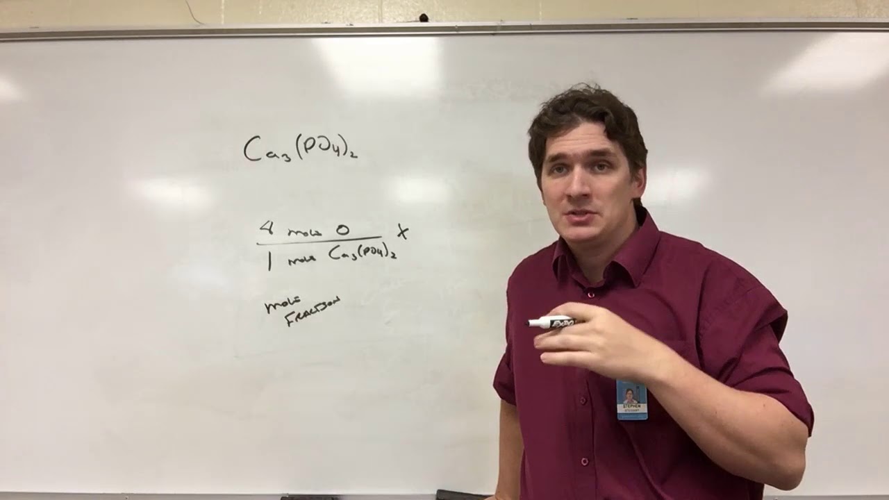 Determining the theorertical mass fraction from a chemical formula