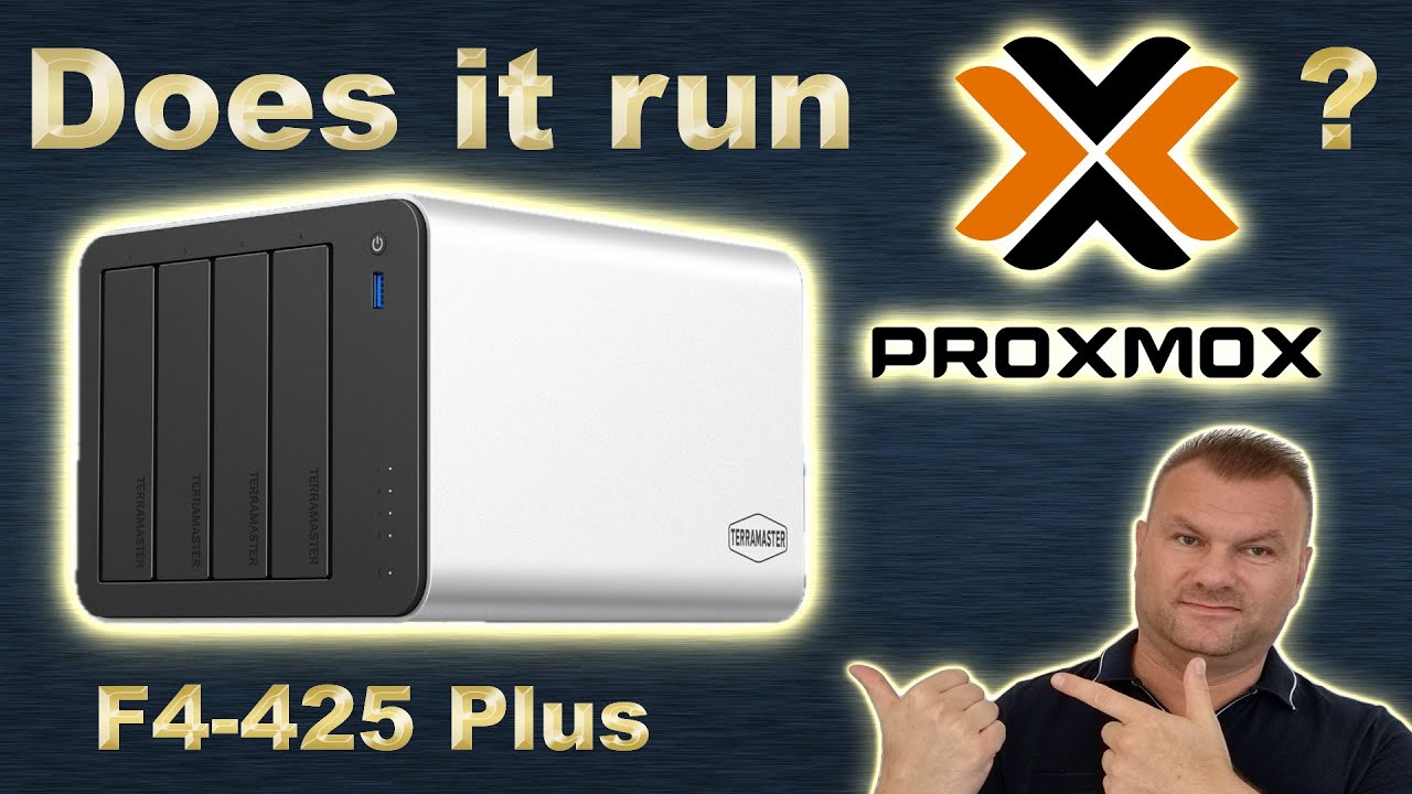 Вышел Terramaster F4-425 PLUS! Посмотрите обзор и процесс настройки, но... работает ли он с Proxmox?