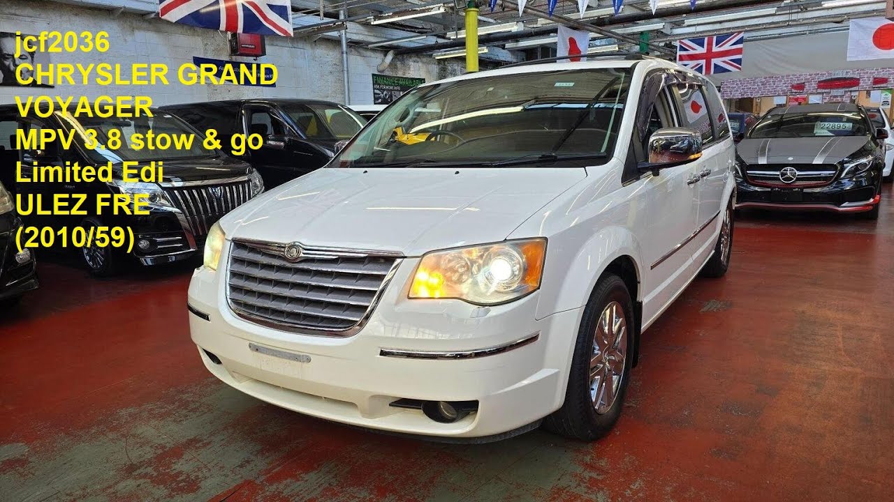 (jcf2036) CHRYSLER GRAND VOYAGER MPV 3.8 stow & go Limited ULEZ FREE (2010/59) @JAPCARFINDER