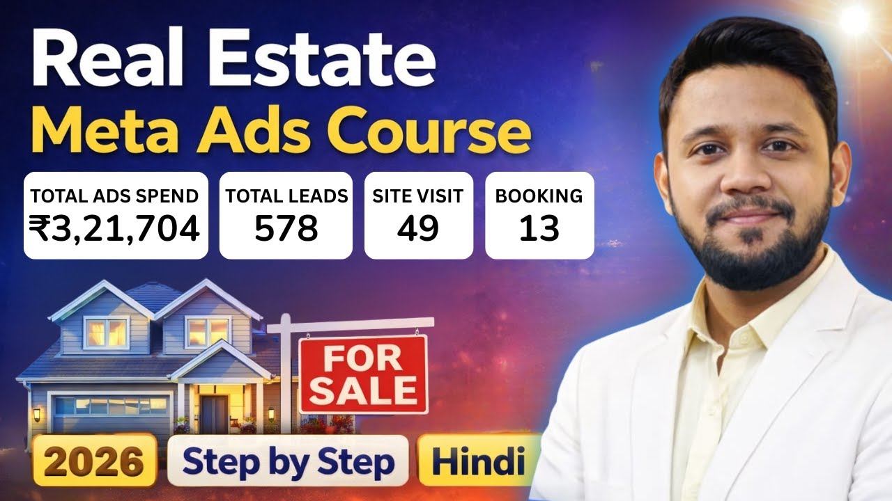 Free Course ! Real Estate Meta Ads 2026 Hindi