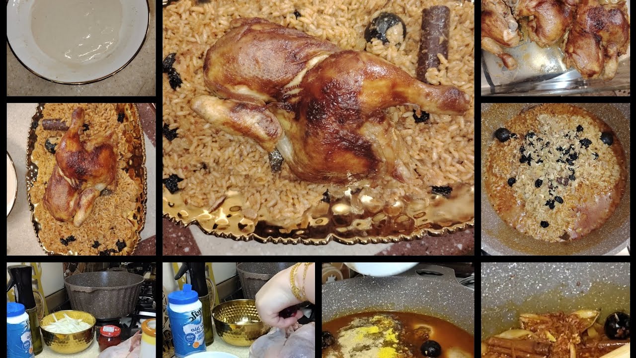 الكبسة السعودية بالدجاج بنة عالمية مع صلصة طحينة بالزبادي لعشاء ولا أروع #السعودية #food #homemade 