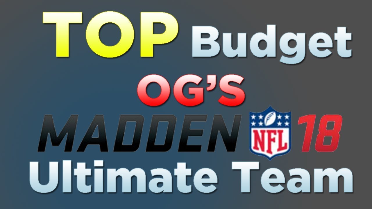 TOP Budget Offensive Guards Madden 18 Ultimate Team
