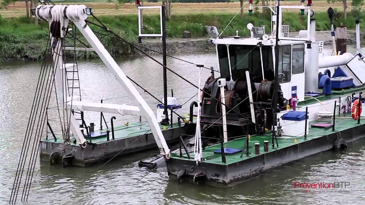 Dragage du Couesnon au Mont Saint-Michel, 1ère partie