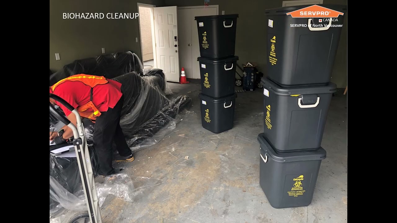 SERVPRO North Vancouver fire damage, Biohazard cleanup
